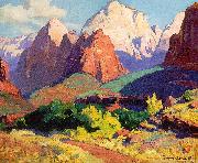 Bischoff, Franz Pinnacle Rock w oil painting